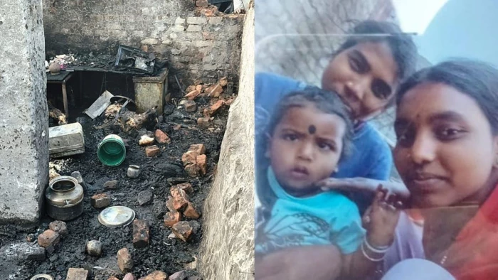 कुम्हारी झुग्गी बस्ती में भीषण आग, सिलेंडर ब्लास्ट से एक ही परिवार के चार लोगों की मौत