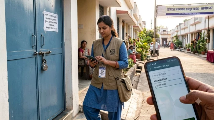रायपुर में बंद मकानों से जनगणना टीम परेशान, गर्मी की छुट्टियों में बढ़ी चुनौती
