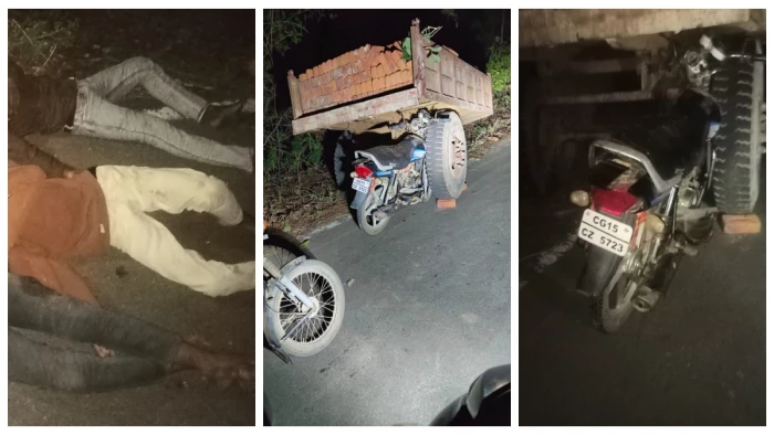शीर्षक: बाजार से लौट रहे चार युवकों की सड़क हादसे में मौत, गांव में पसरा मातम